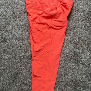 Women's Cropped Pants in Vibrant Orange